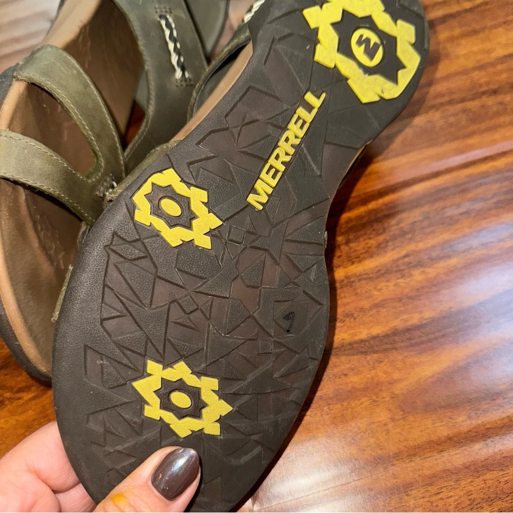 Merrell Olive Brown Sandals - Picture 5 of 5